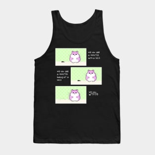 Where is the seed?! (Dark t-shirts version) - Hamster - Not Hamlet Design Tank Top